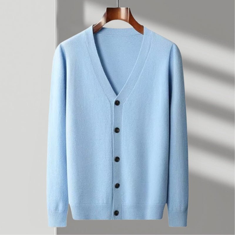 Daven – Wool Button - Up Cardigan - Hilltop Nord