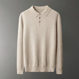 Orion – Cashmere Wool Knit Polo - Hilltop Nord