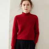 Arlo - Cashmere Wool Mock Neck Sweater - Hilltop Nord
