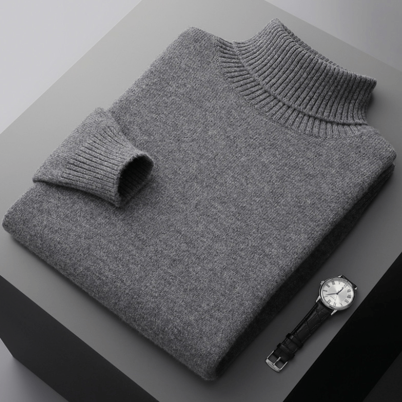 Glenfield - Wool Turtleneck Sweater - Hilltop Nord