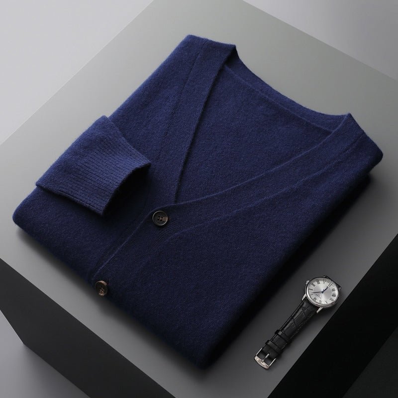 Daven – Wool Button - Up Cardigan - Hilltop Nord