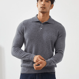 Atlas - Cashmere Polo Sweater - Hilltop Nord