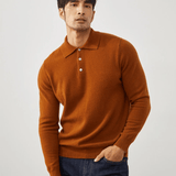 Atlas - Cashmere Polo Sweater - Hilltop Nord