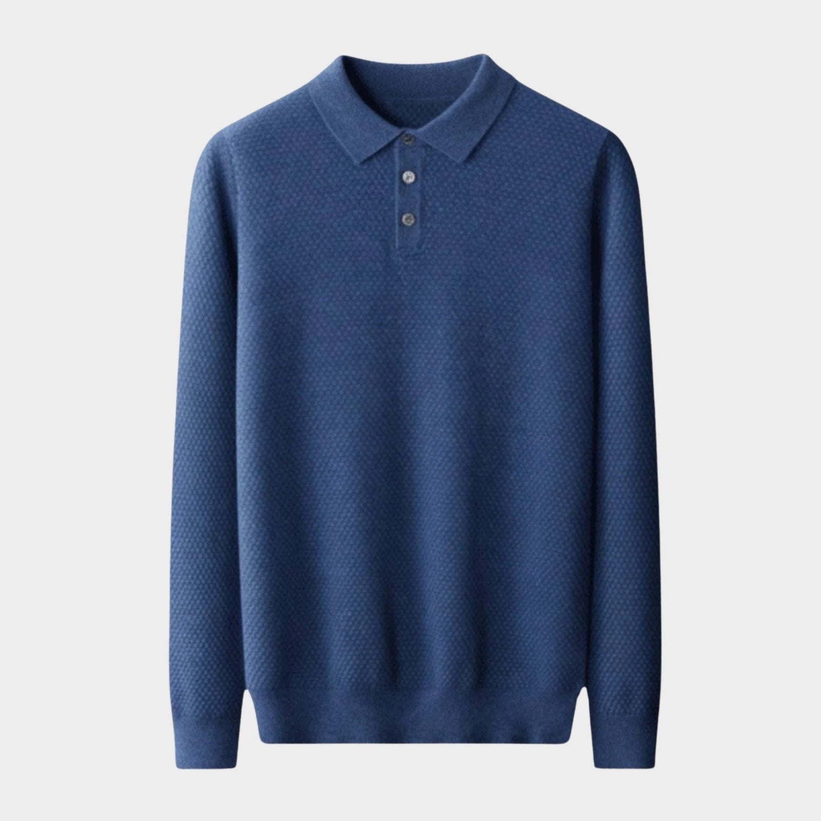 Orion – Cashmere Wool Knit Polo - Hilltop Nord