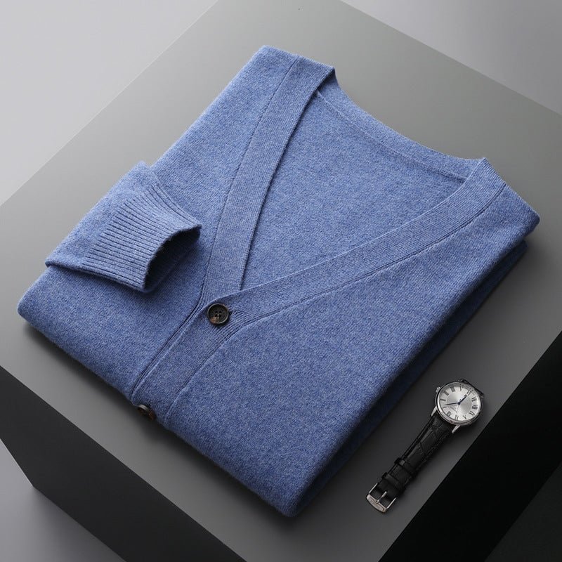Daven – Wool Button - Up Cardigan - Hilltop Nord