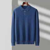 Orion – Cashmere Wool Knit Polo - Hilltop Nord