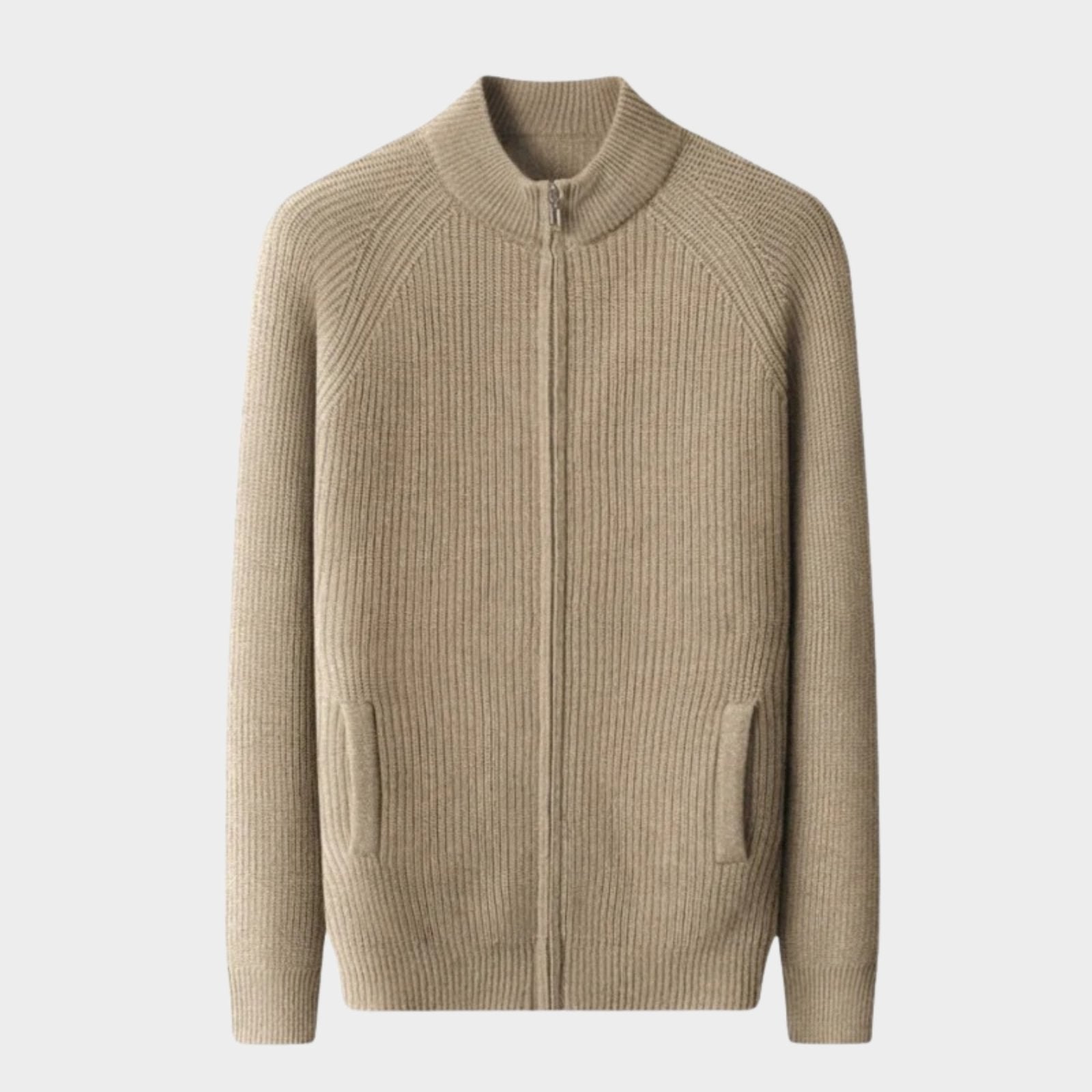 Northwood - Cashmere Wool Ribbed Jacket - Hilltop Nord