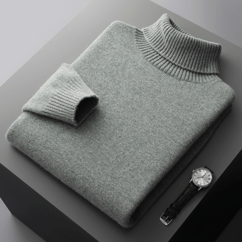 Glenfield - Wool Turtleneck Sweater - Hilltop Nord