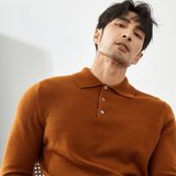 Atlas - Cashmere Polo Sweater - Hilltop Nord