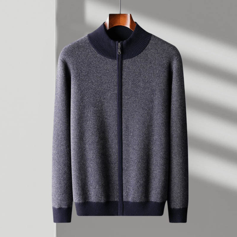 Sterling - Cashmere Wool Zip Jacket - Hilltop Nord