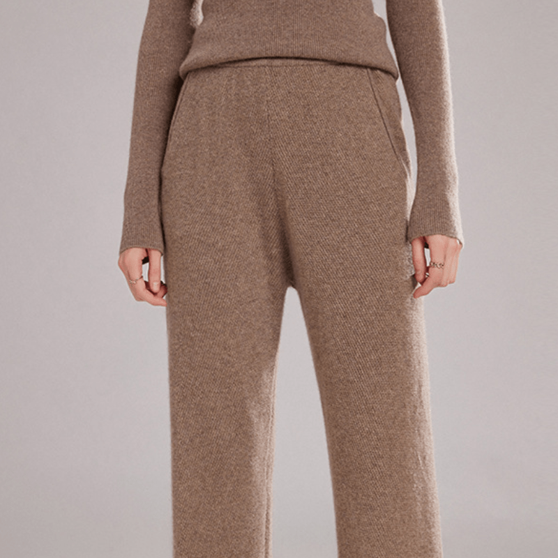 Haven - Cashmere Wool Wide - Leg Pants - Hilltop Nord