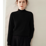 Arlo - Cashmere Wool Mock Neck Sweater - Hilltop Nord