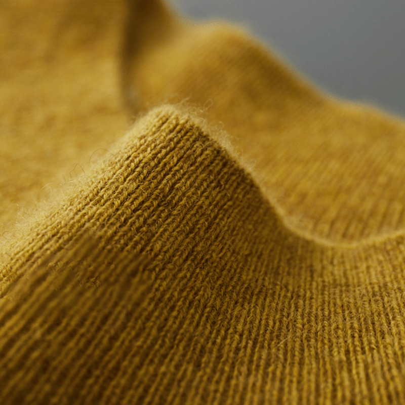 Rowan – Cashmere Wool Mock Neck Sweater - Hilltop Nord