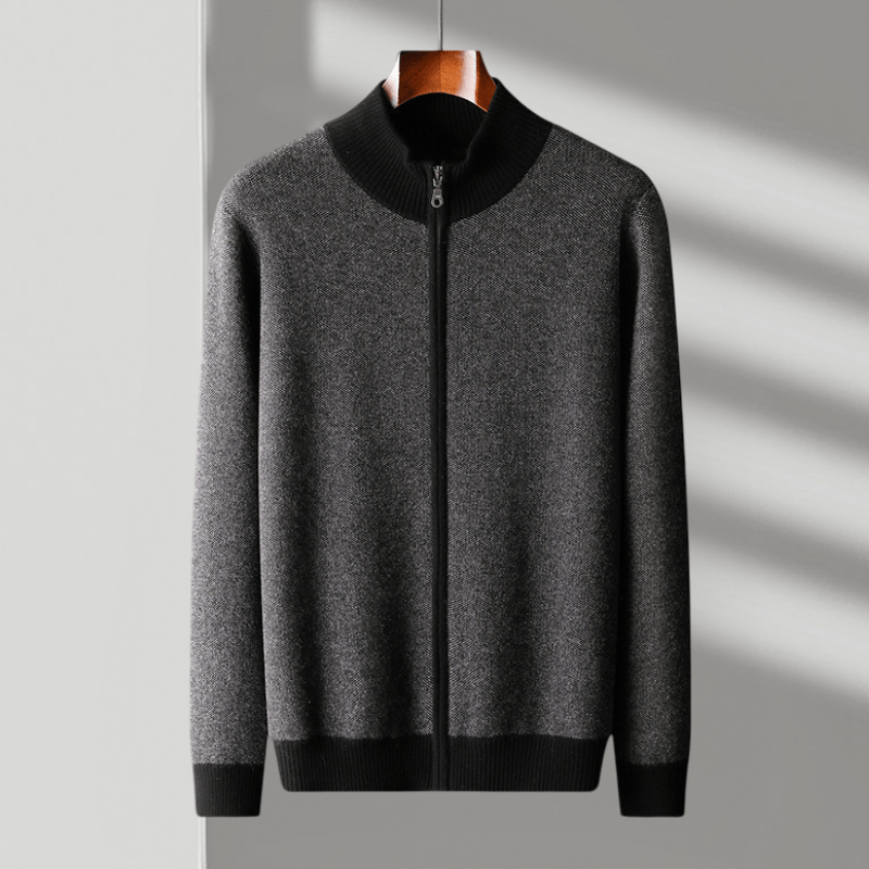 Sterling - Cashmere Wool Zip Jacket - Hilltop Nord