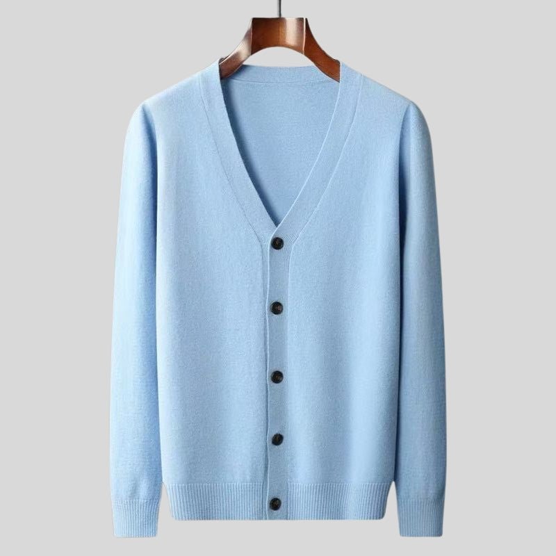 Daven – Wool Button - Up Cardigan - Hilltop Nord