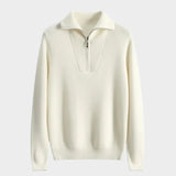 Westford - Cashmere Wool Half - Zip Sweater - Hilltop Nord