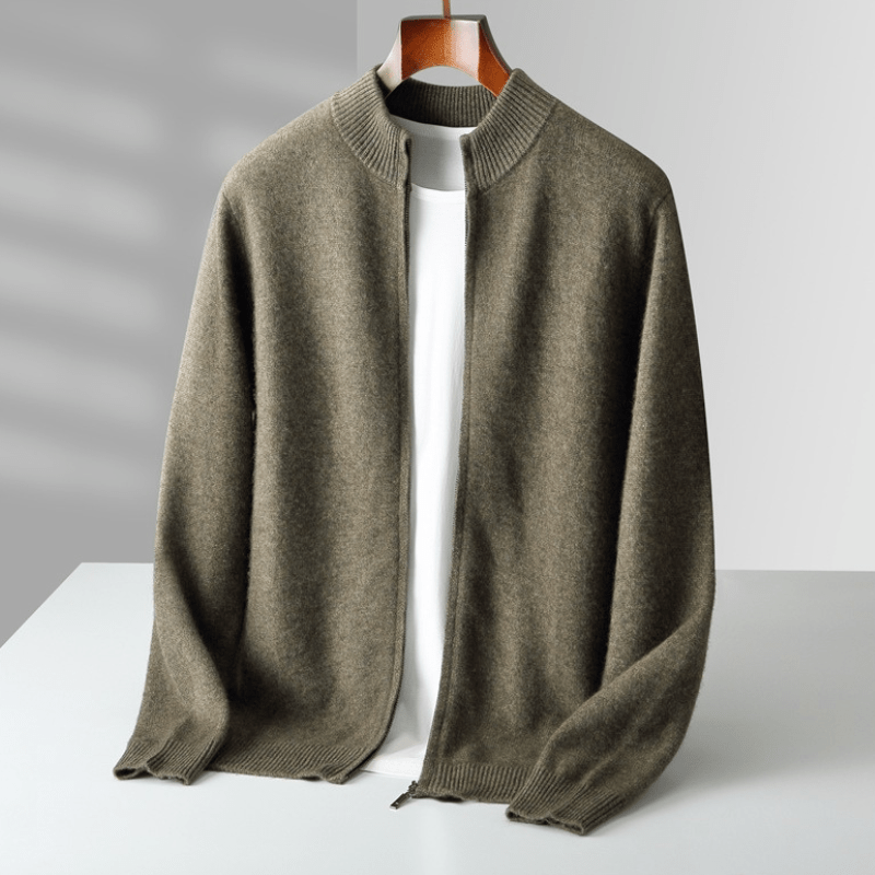 Ezra – Wool Zip - Up Jacket - Hilltop Nord