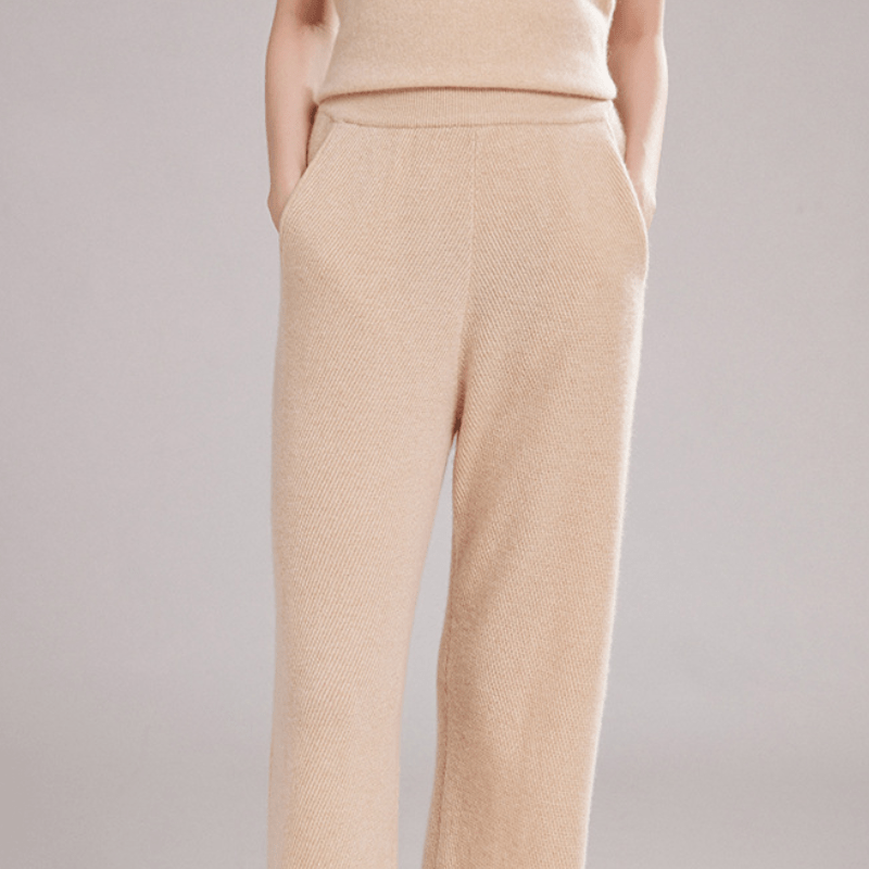 Haven - Cashmere Wool Wide - Leg Pants - Hilltop Nord