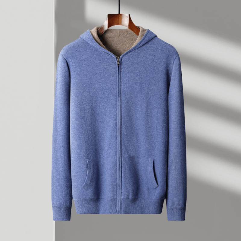 Atlas – Cashmere Wool Zip Hoodie - Hilltop Nord