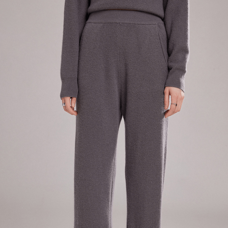 Haven - Cashmere Wool Wide - Leg Pants - Hilltop Nord