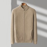 Northwood - Cashmere Wool Ribbed Jacket - Hilltop Nord