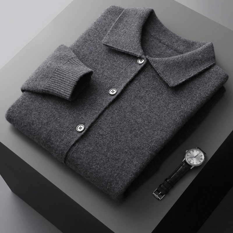 Hawthorne - Wool Button - Up Cardigan - Hilltop Nord