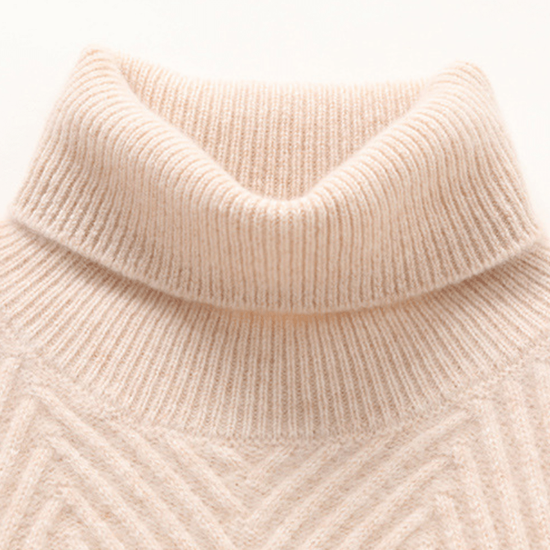 Arlo - Cashmere Wool Mock Neck Sweater - Hilltop Nord