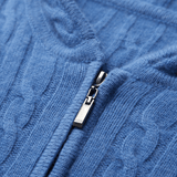 Bayridge - Cashmere Wool Cable Knit Hoodie - Hilltop Nord