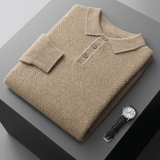 Orion – Cashmere Wool Knit Polo - Hilltop Nord