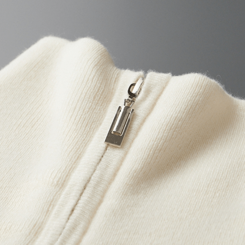 Westford - Cashmere Wool Half - Zip Sweater - Hilltop Nord