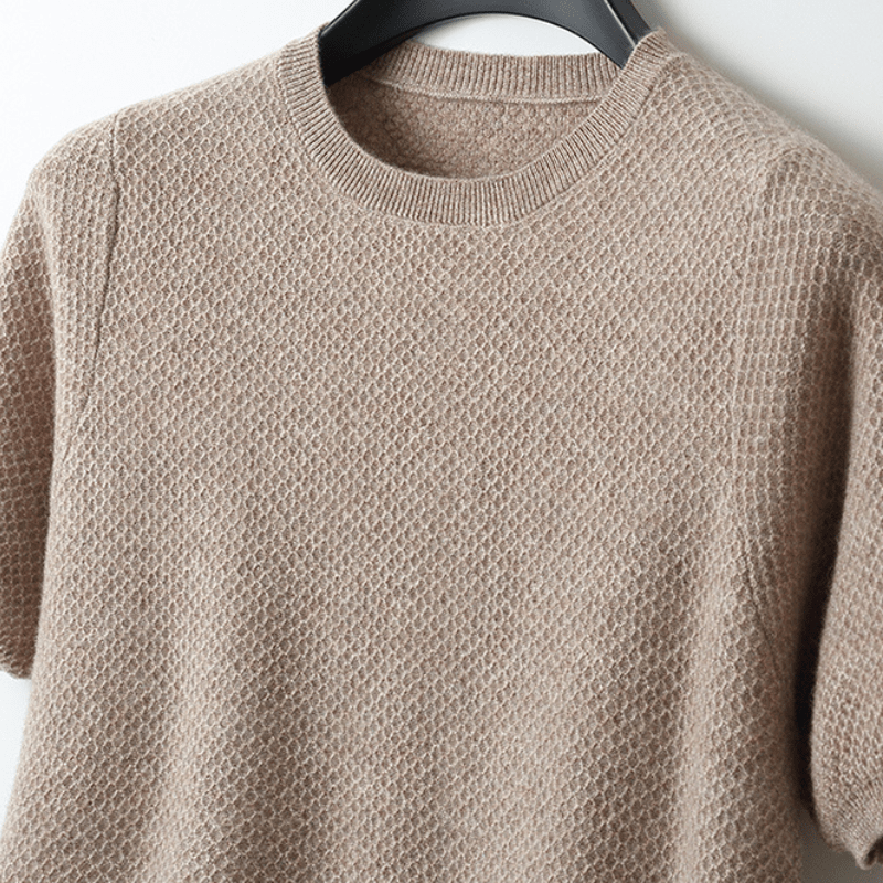 Crestwood - Wool Textured Knit Tee - Hilltop Nord