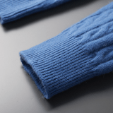 Bayridge - Cashmere Wool Cable Knit Hoodie - Hilltop Nord