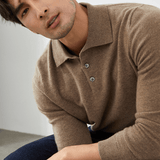 Atlas - Cashmere Polo Sweater - Hilltop Nord