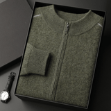 Ridgeway - Cashmere Wool Zip Jacket - Hilltop Nord