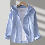 Lumen – Cotton Hooded Shirt