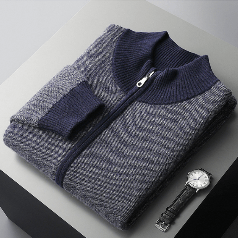 Sterling - Cashmere Wool Zip Jacket - Hilltop Nord