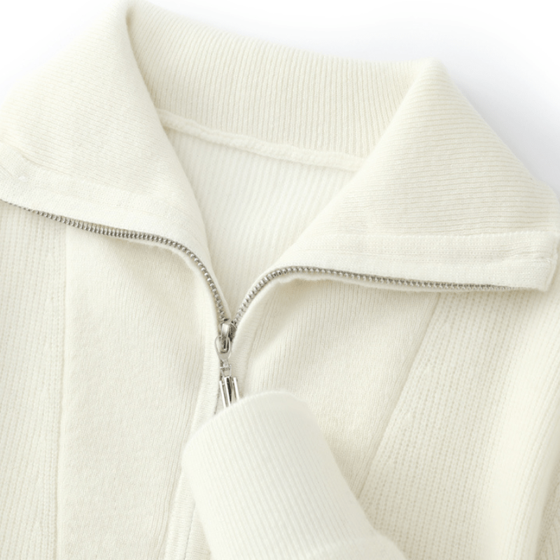 Westford - Cashmere Wool Half - Zip Sweater - Hilltop Nord