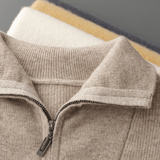 Westford - Cashmere Wool Half - Zip Sweater - Hilltop Nord