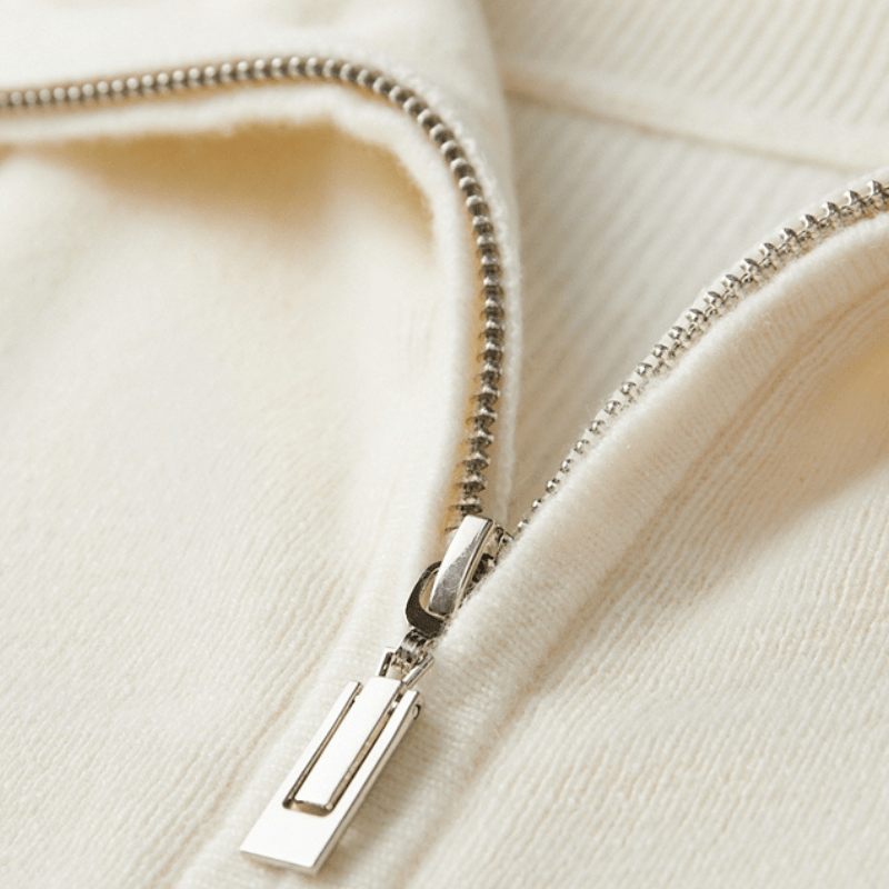 Westford - Cashmere Wool Half - Zip Sweater - Hilltop Nord
