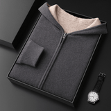 Atlas – Cashmere Wool Zip Hoodie - Hilltop Nord