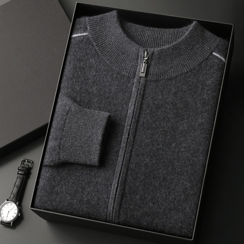Ridgeway - Cashmere Wool Zip Jacket - Hilltop Nord
