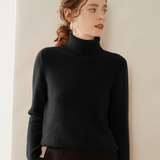 Arlo - Cashmere Wool Mock Neck Sweater - Hilltop Nord