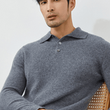 Atlas - Cashmere Polo Sweater - Hilltop Nord