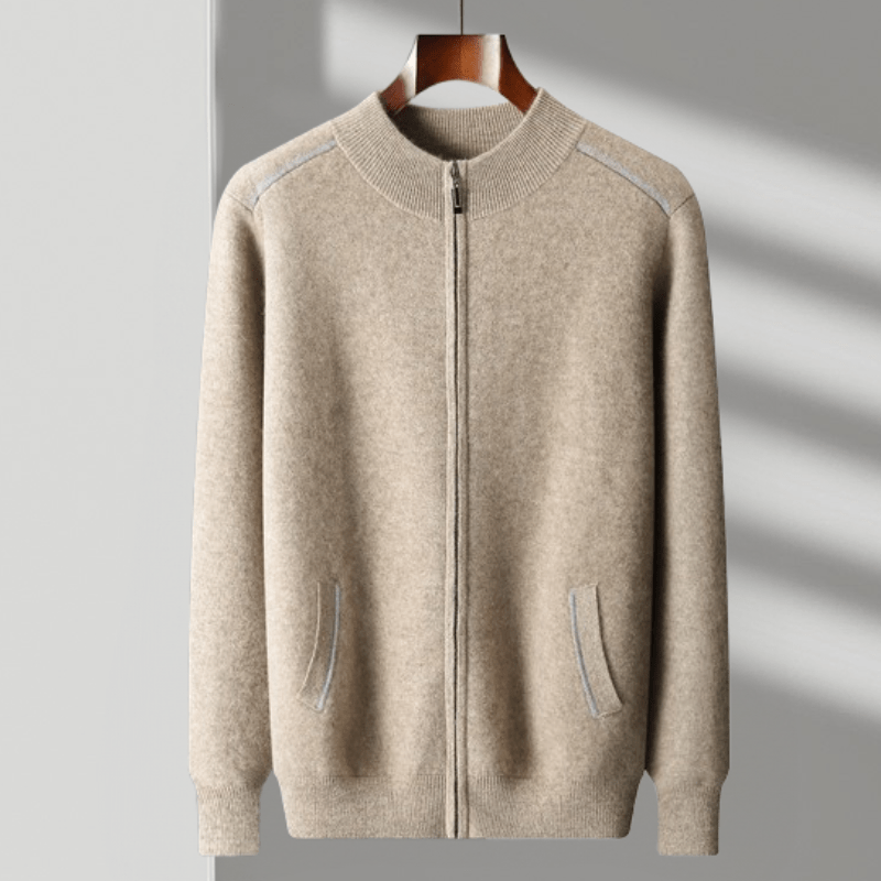 Ridgeway - Cashmere Wool Zip Jacket - Hilltop Nord