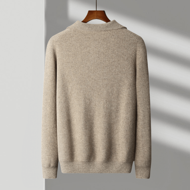 Westford - Cashmere Wool Half - Zip Sweater - Hilltop Nord