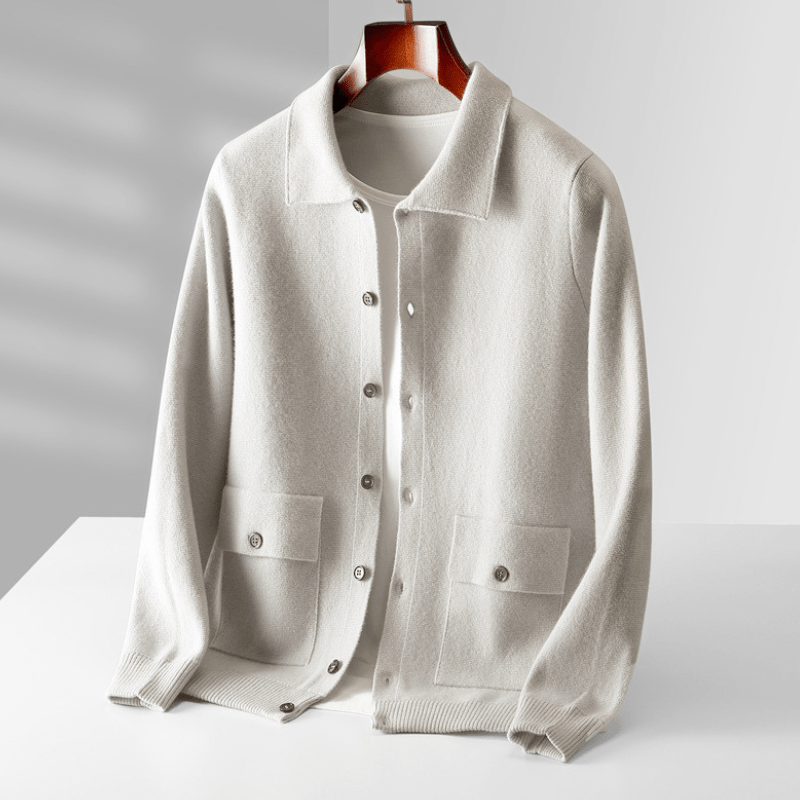 Hawthorne - Wool Button - Up Cardigan - Hilltop Nord