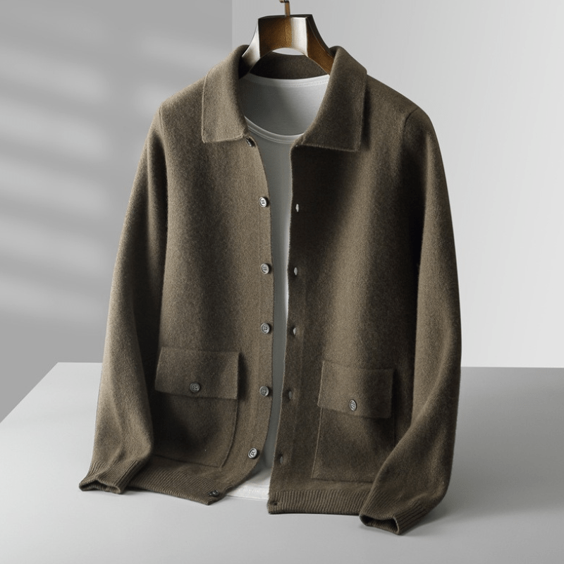 Hawthorne - Wool Button - Up Cardigan - Hilltop Nord