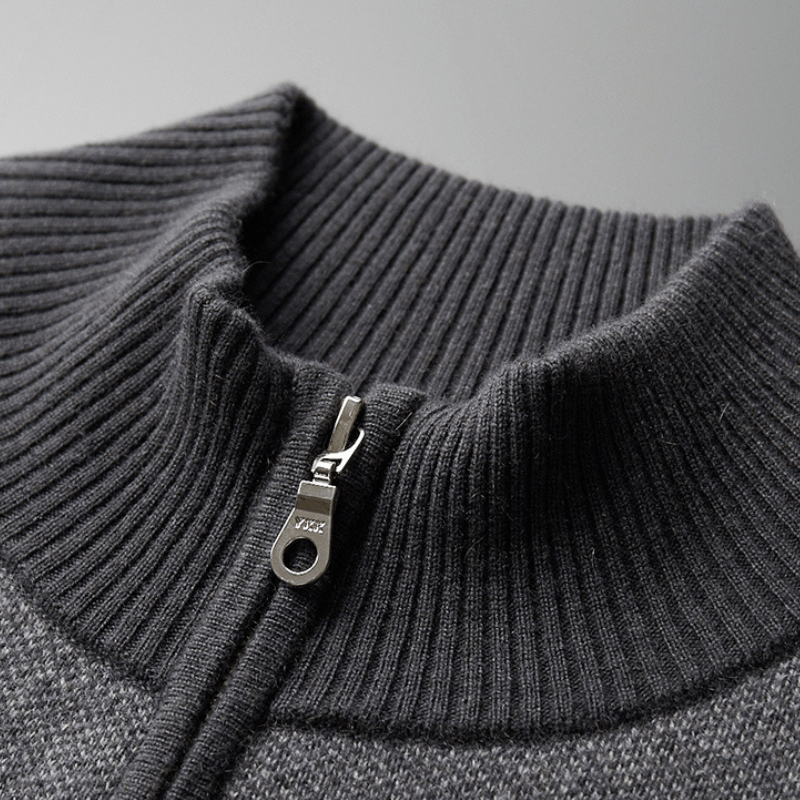 Sterling - Cashmere Wool Zip Jacket - Hilltop Nord
