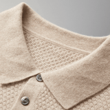 Orion – Cashmere Wool Knit Polo - Hilltop Nord