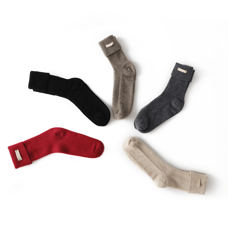 Brookline - Wool Crew Socks - Hilltop Nord